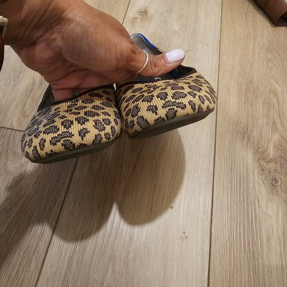 Rothy's Women's Leopard Print Ballerina Flats Size 8.5 - Picture 4 of 6